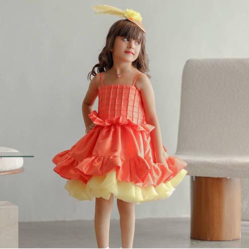 Dress with attractive colors