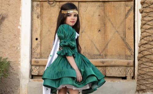 National Day dress with a modern design