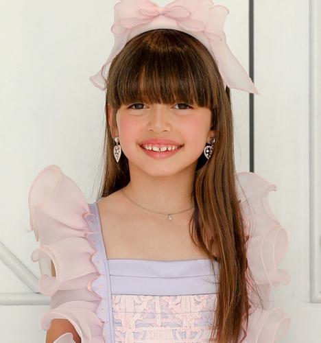 Binky bow necklace