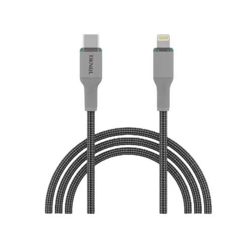 Teknel PD Lightning Charging Cable 1.2M - Durable Fast Charge - تكنل كابل شحن PD لايتنينج 1.2 متر - شحن سريع ومتين