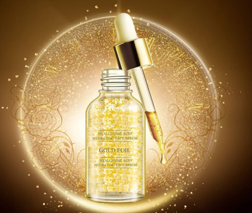 سيروم الذهب للوجه بحمض الهايلرونيك