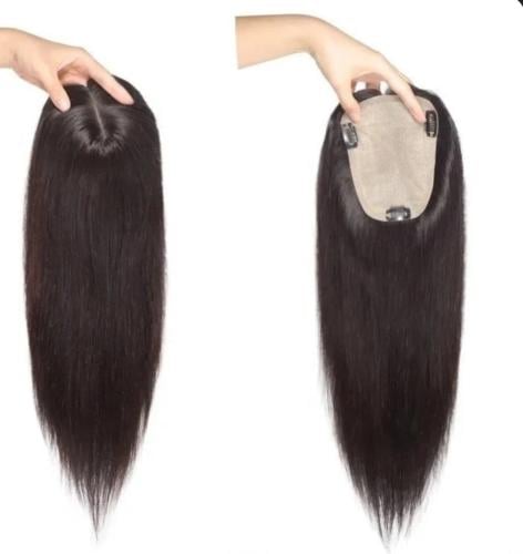 توبر قطعة شعر برازيلي فروة حرير سويسري طول 20 انش...