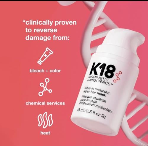 ليف ان ماسك لاصلاح الشعر من كي 18 ، 15 مل