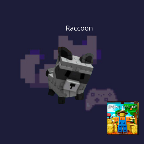 (راكون) raccoon grow a garden