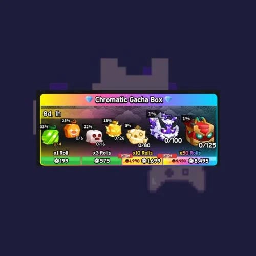 Chromatic Gacha Box(لفه وحده)
