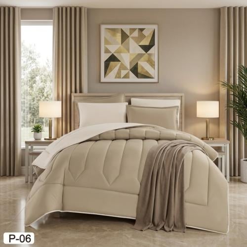 مفرش سرير صيفي سادة مايكرو مارك p-06