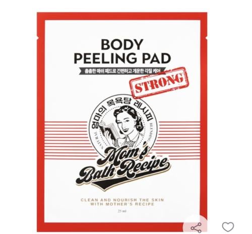 Korean exfoliating wipe
