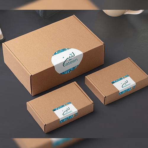 ستيكر اغلاق بوكسات 21cm × 9cm