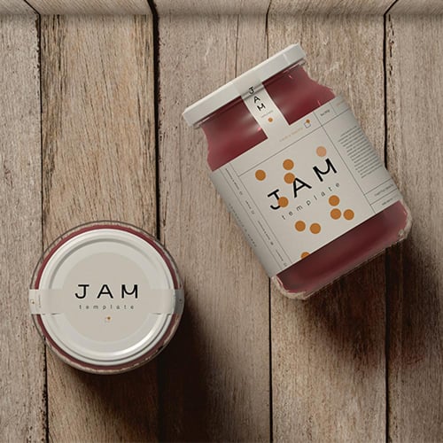 ستيكر دائرة او مربع + شريط مستطيل - sticker