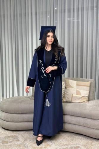 عباية تخرج 2026 لون كحلي
