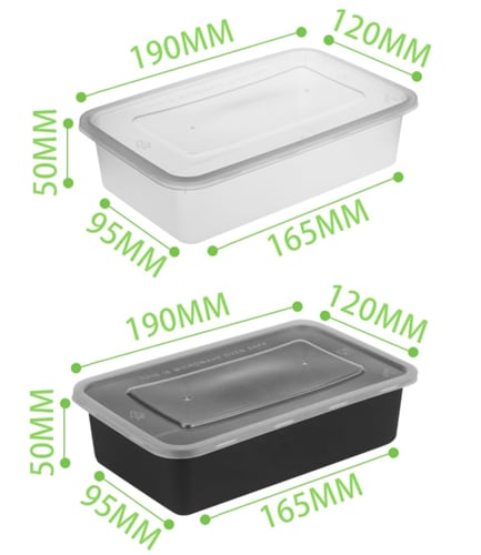 صحون تستخدم في الميكروويف علب أمان 100% مادة "PP"–...