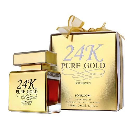 24K Pure Gold Lonkoom perfume ,عطر 100 مل، "لمسة ذ...