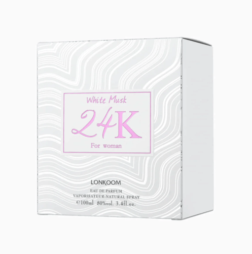 24K White Musk Lonkoom Perfume for women , عطر 100...