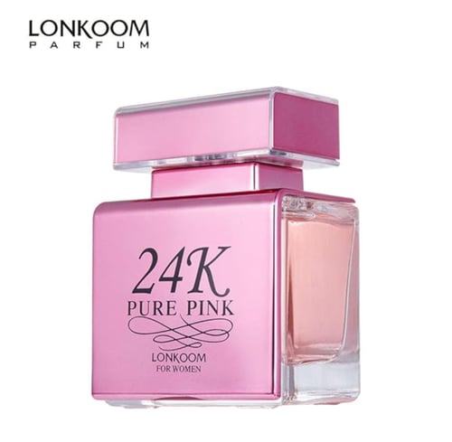 24K Pure Pink Lonkoom Perfume , عطر 100 مل , "أنوث...