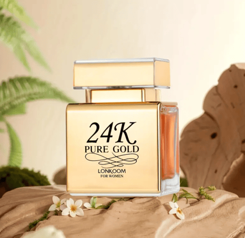 24K Pure Gold Lonkoom perfume ,عطر 100 مل، "لمسة ذ...