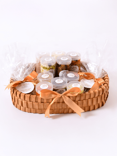 سلة الاجبان والمربيات الفاخرة