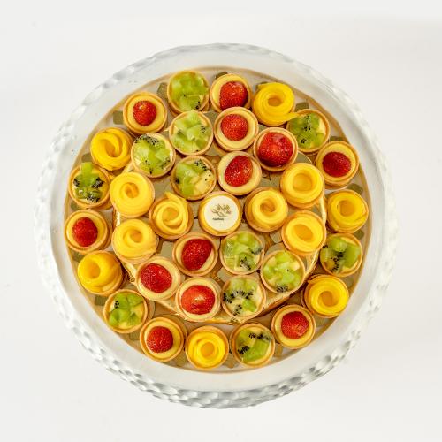 ضيافة نون : تارت الفواكه من "مذاق نون" (35 قطعة)