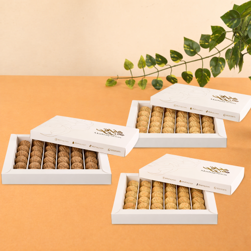 3 علب معمول ( كل علبة نصف كيلو)