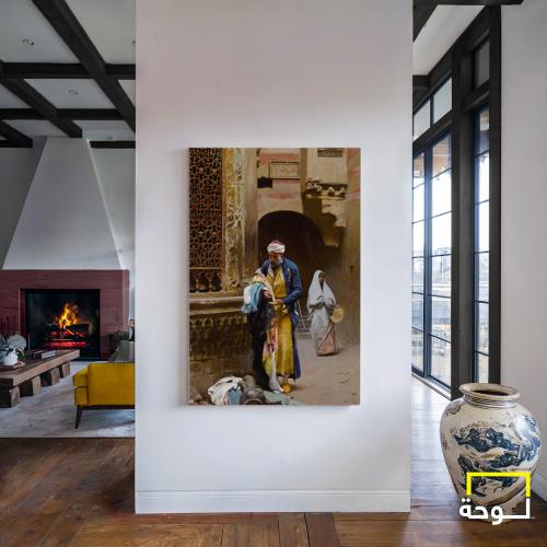 لوحة فن عربي