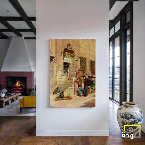 لوحة فن عربي