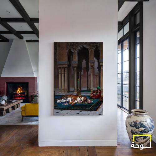 لوحة فن عربي