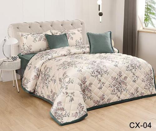 مفرش مظغوط مخمل وجهين 6 قطع