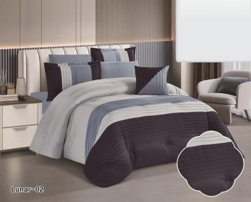 مفرش صيفي لحاف نفرونص 5 قطع / اريس