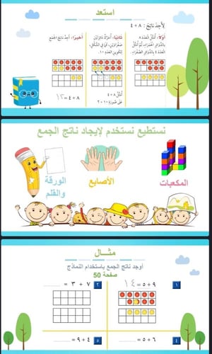 الجمع بتكوين العشرة