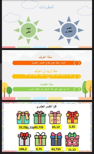 استكشف ضرب الكسور العشرية باستعمال النماذج