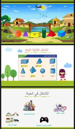 الاشكال ثلاثية الأبعاد