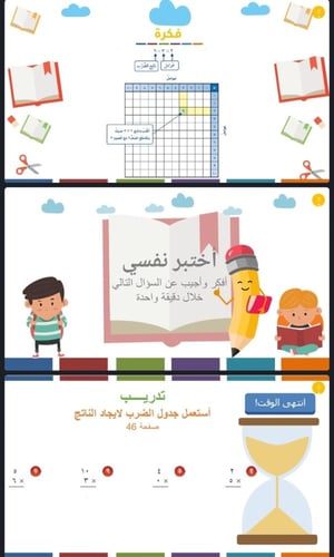 استكشف جداول الضرب