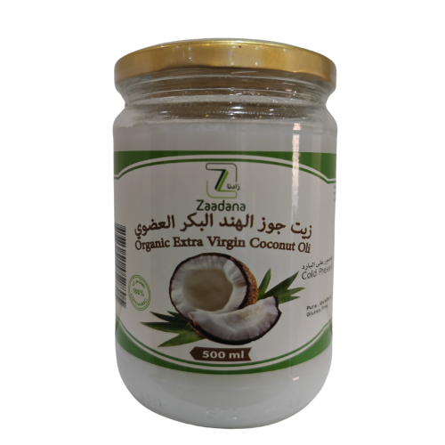 زيت جوز الهند البكر 500 مل - زادنا