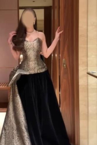 فستان سهره فخم جوخ وجاكار