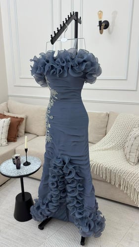 فستان سهره فخم عنابي