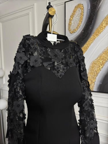 فستان سهره فخم اسود