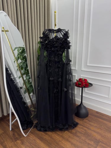 فستان سهره اسود فخم