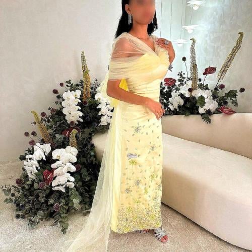 فستان سهره ااصفر