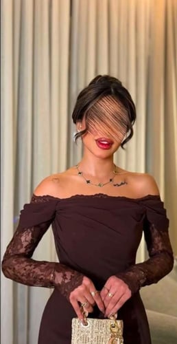 فستان سهره بني