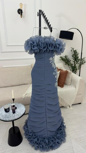 فستان سهره فخم عنابي