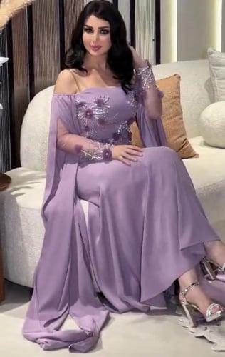 فستان سهره فخم موف