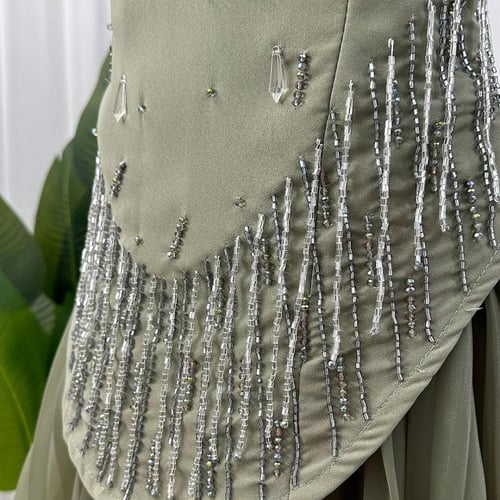 فستان سمر سهره اخضر