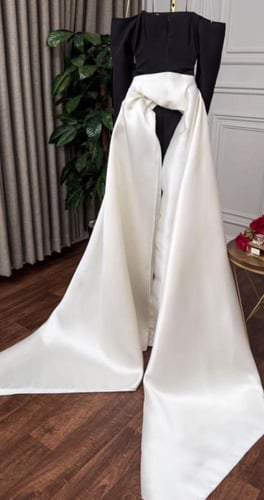 فستان ايناس سهره سماوي