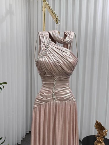 فستان سهره بينك فخم