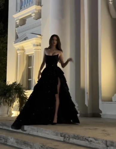 فستان سهره فخم اسود