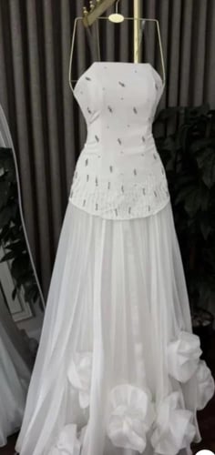 فستان سمر سهره ابيض