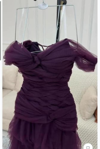 فستان سهره فخم موف