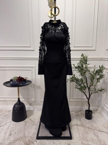 فستان سهره فخم اسود