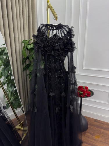 فستان سهره اسود فخم