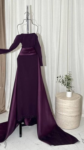 فستان حنين سهره موف فخم