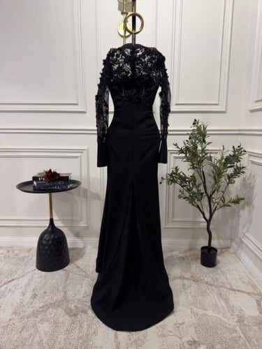 فستان سهره فخم اسود